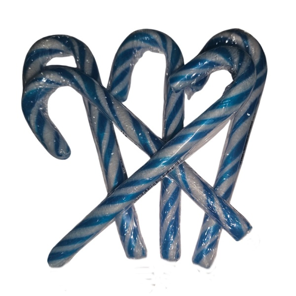 Bubblegum Blue Candy Canes Bonds of London 100g (5 x